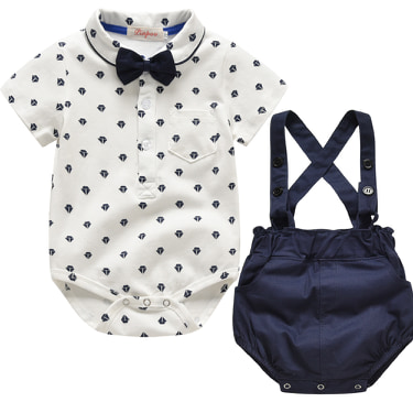 Set body  Quần Short Yếm Đáng Yêu Cho Bé Trai (trangtrangkids)