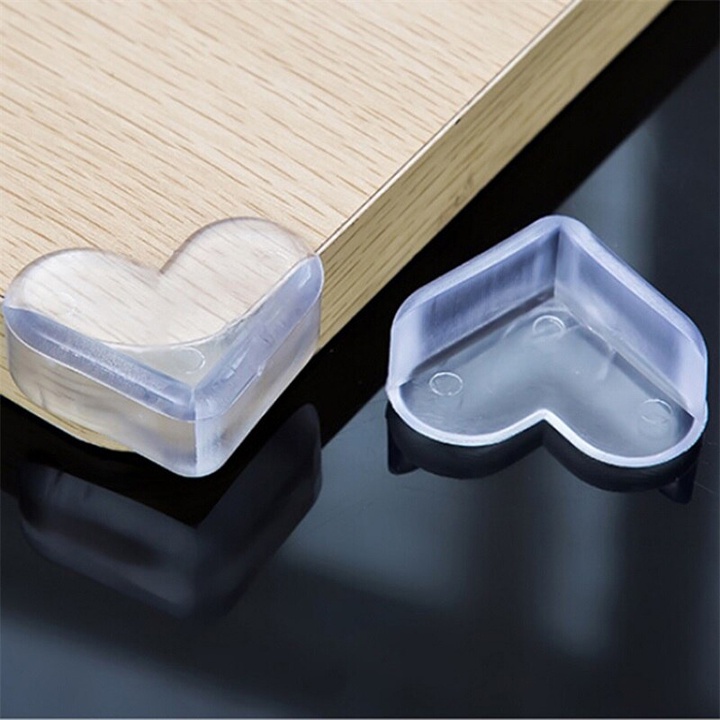 Miếng bịt góc bàn, cạnh bàn, góc nhọn bằng silicon bảo đảm an toàn cho trẻ