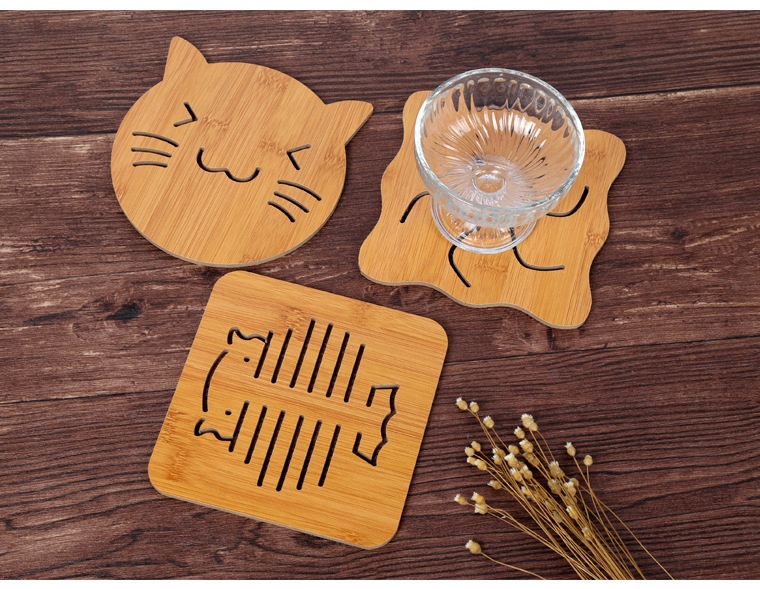 miếng lót nồi bằng gỗ