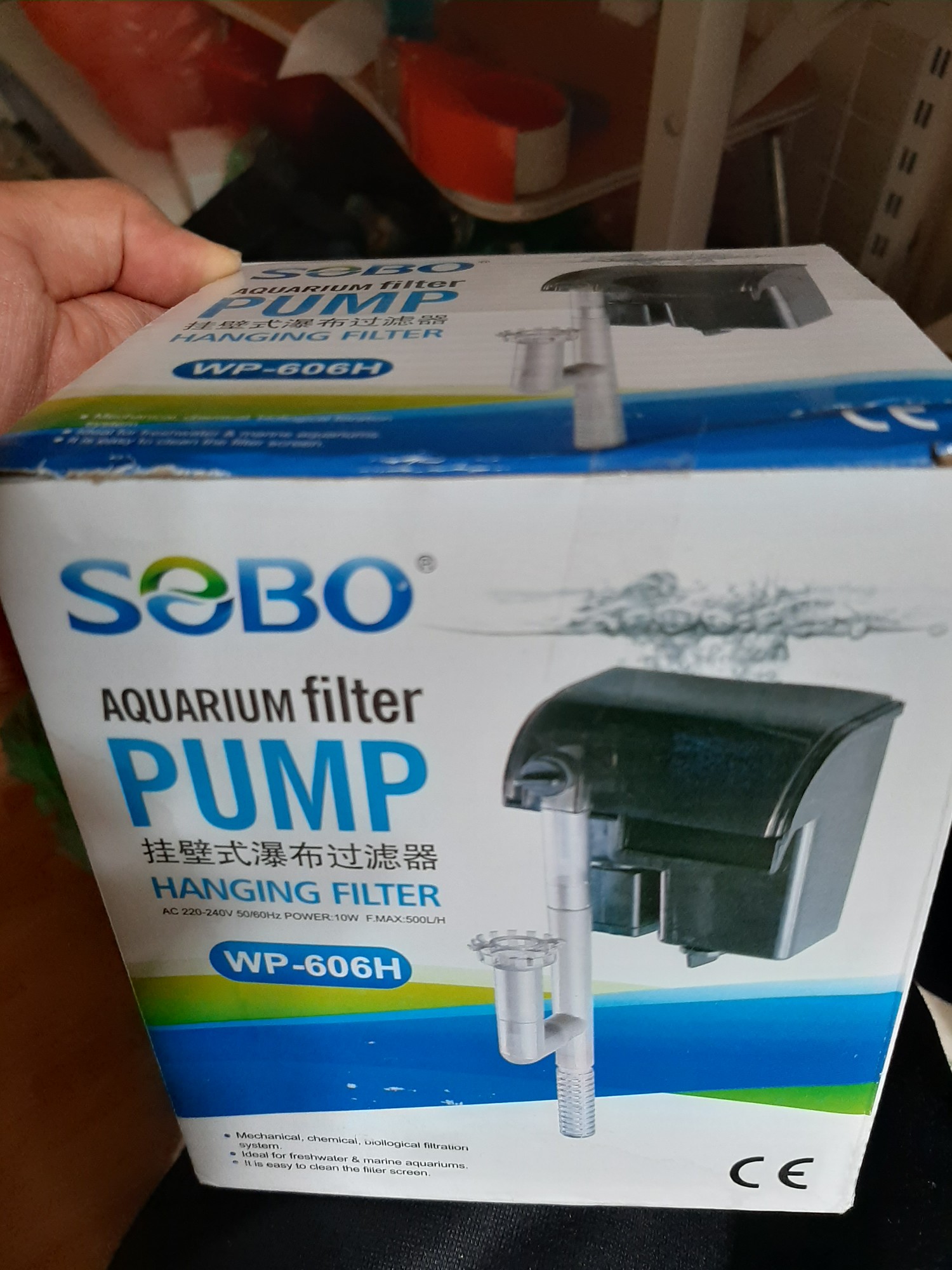 Lọc thác Sobo WP-606H cho bể dài 40-50 cm