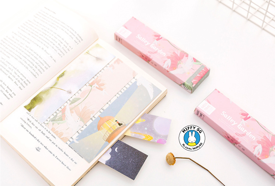 [HCM]Hộp 30 bookmark giấy SALLEY GARDEN
