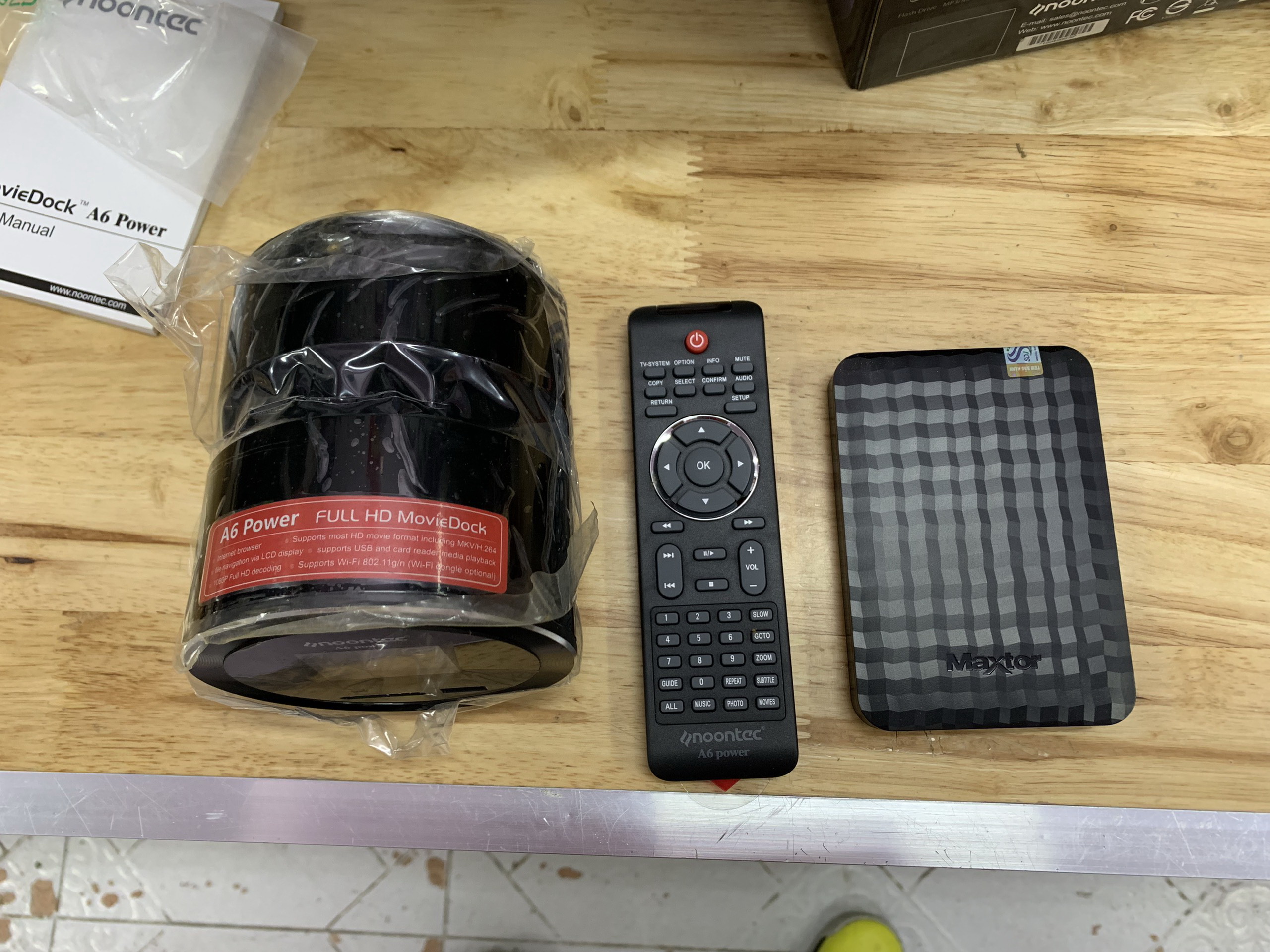 Đầu HD player Noontec MovieDock A6 Power