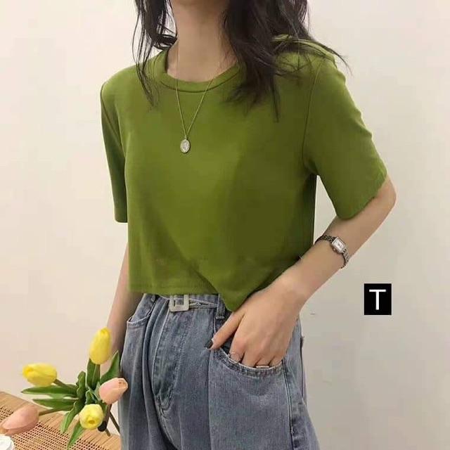 ÁO CROPTOP FORM RỘNG TAY LỠ DTR0519
