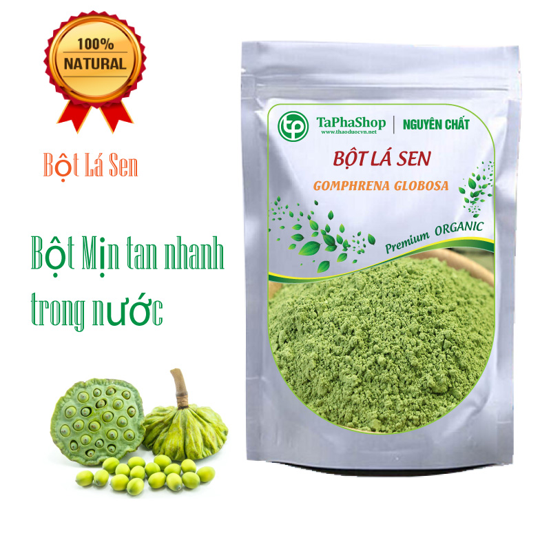 Bột Lá Sen 100g - Thảo Dược Tấn Phát