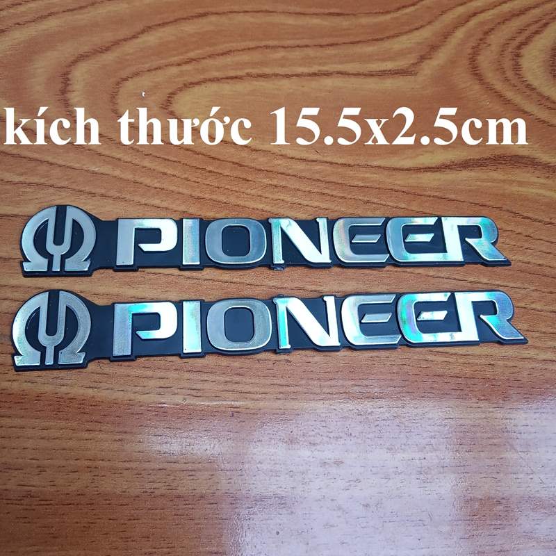 Tem Loa Pioneer Dán Thùng Loa - Giá 1 Đôi