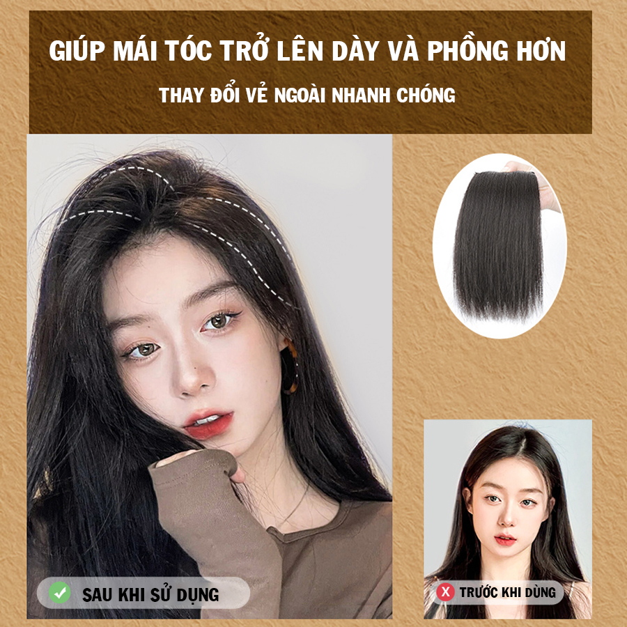 TÓC KẸP PHÍM PHỒNG CHÂN TÓC SIÊU HOT