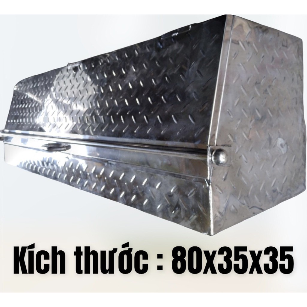 [XE TẢI ]Thùng Đựng Đồ Nghề Inox Cỡ Lớn - Size 80x35x35cm