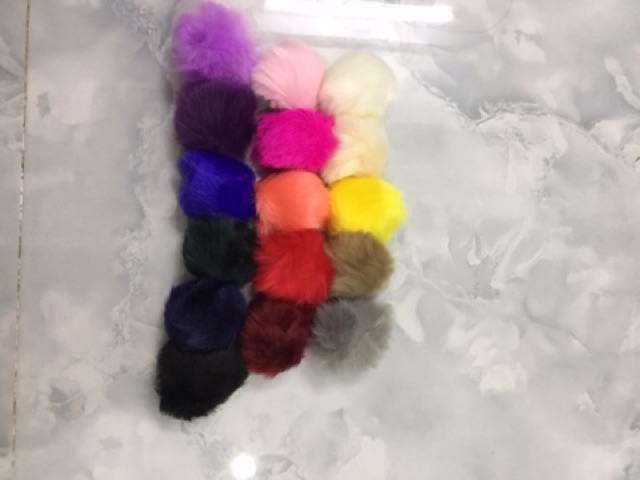 Plain Pom Pom 8cm Decorative 15K/Piece