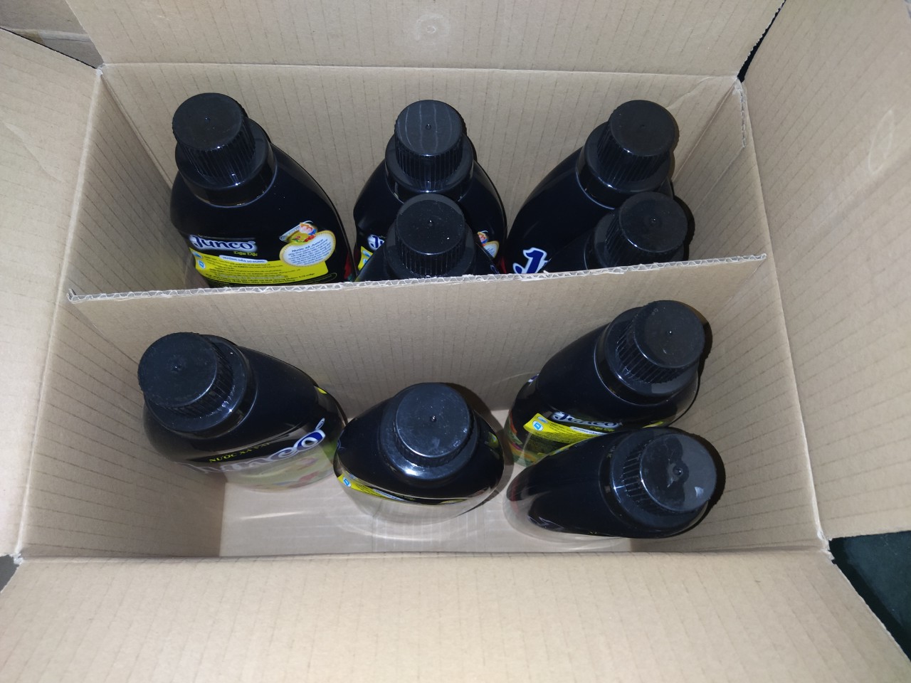 [HCM]Nước Xả Junco chai 800ml Đen