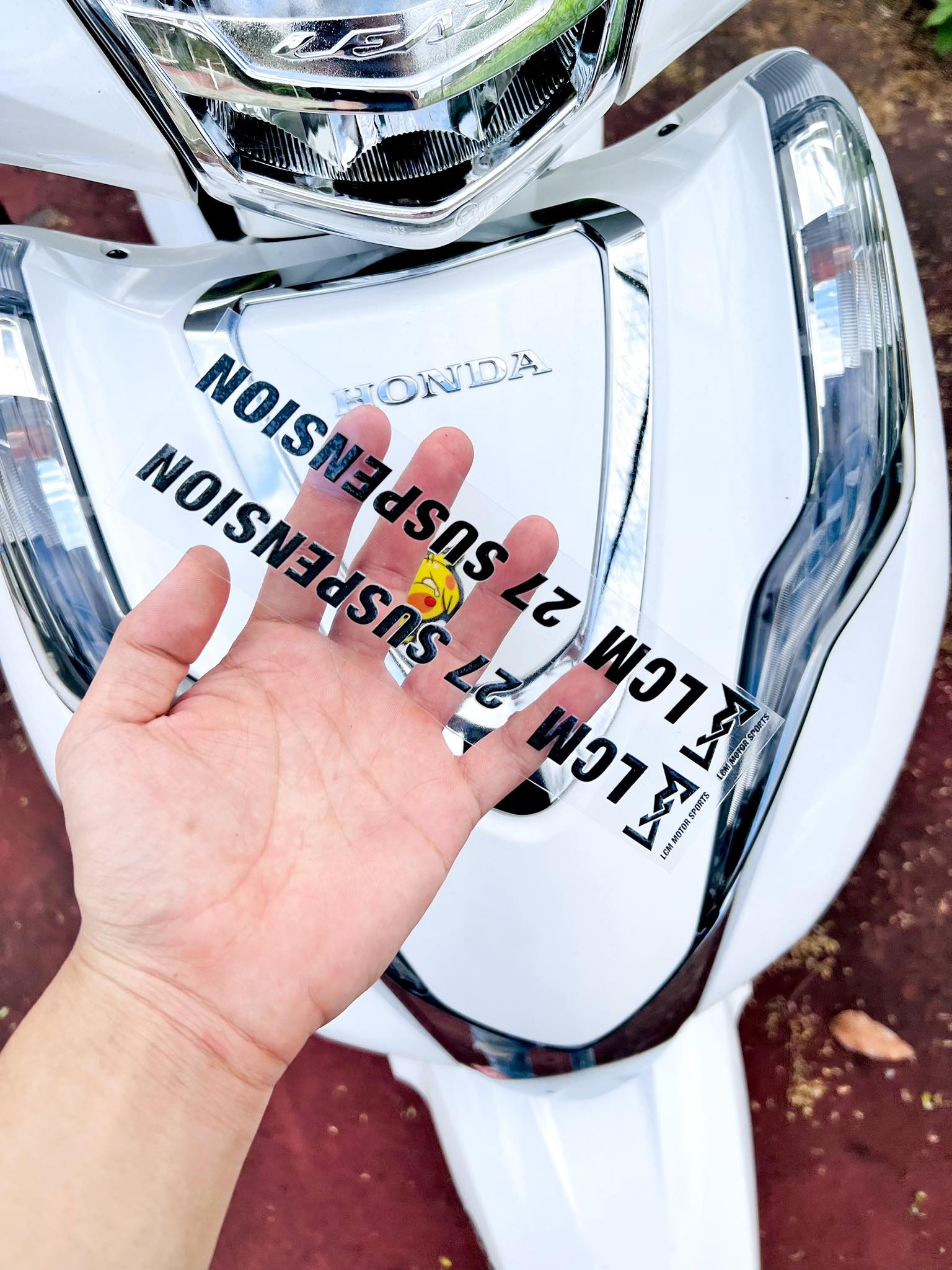 Tem Sticker LCM 27 Suspension - Decal Phuộc Trước