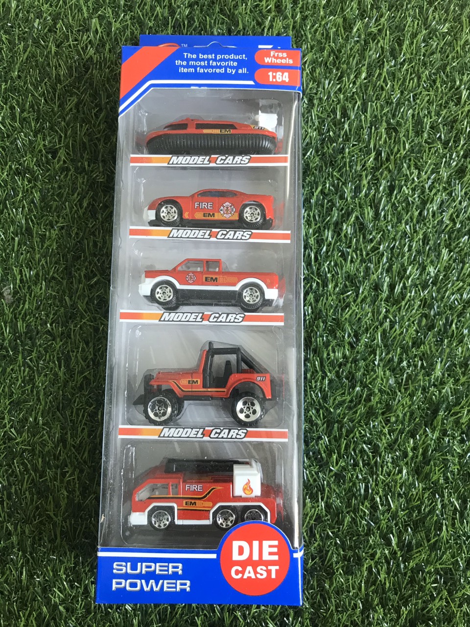 Combo 5 xe cứu hỏa mini