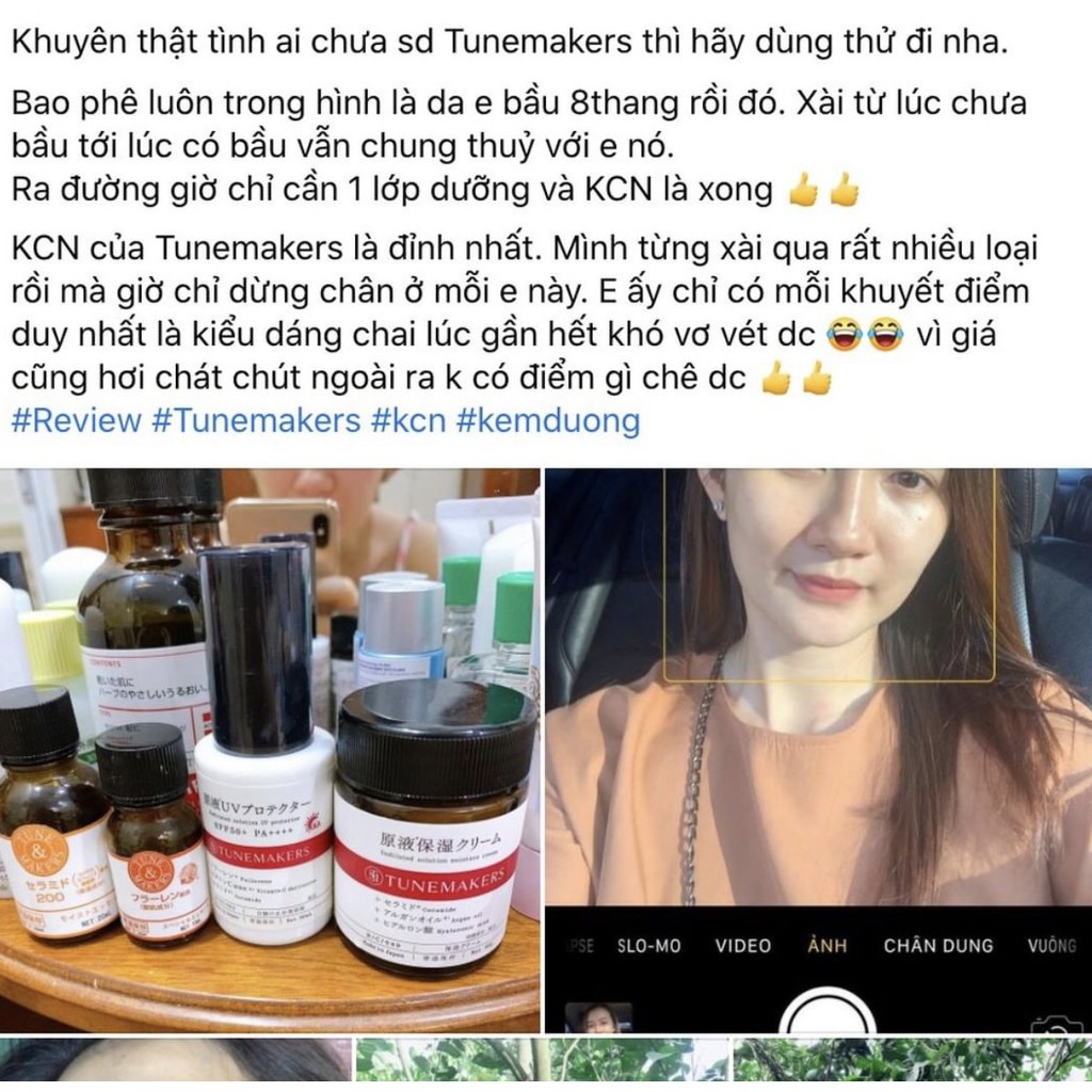 [ Tunemakers ] Kem Dưỡng Ẩm Phục Hồi Da Original Cream 50Gr (Nội Địa Nhật)