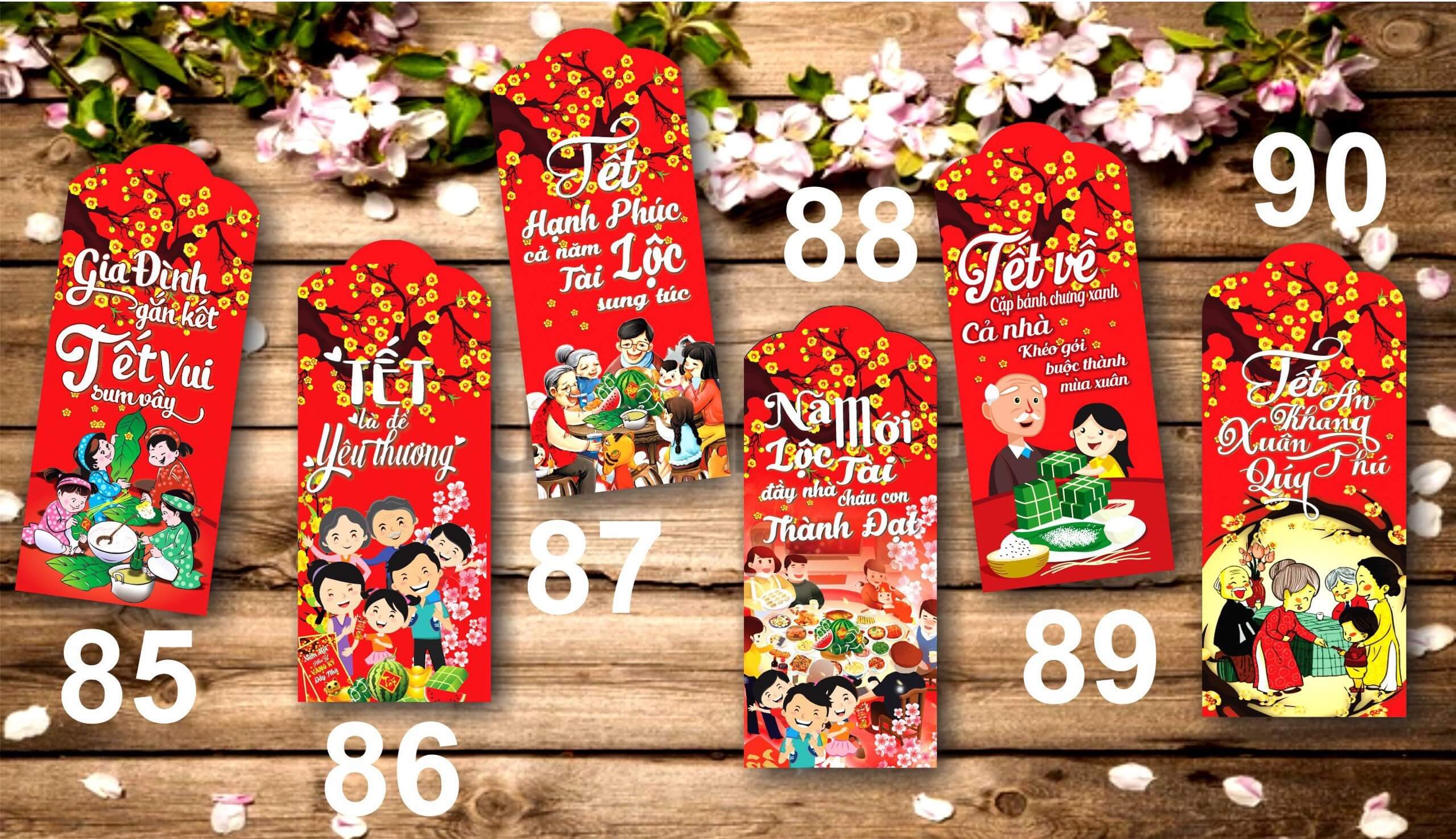 Combo 2 bao lì xì  (giao ngẫu nhiên)