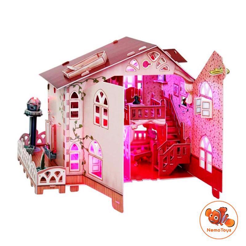 Mô hình giấy 3D CubicFun - Holiday Bungalow - P634h