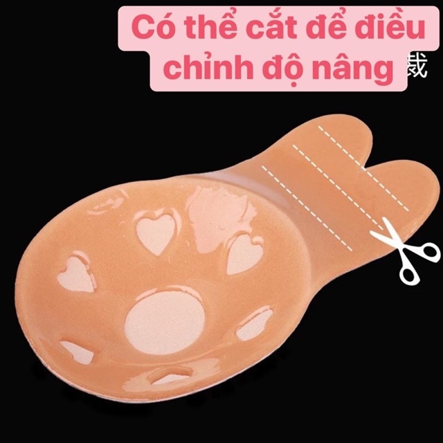 Bộ 2 Miếng Dán Nâng Ngực Tai Thỏ Siêu Nâng sử dụng nhiều lần [Hộp 2 miếng] - DLN68