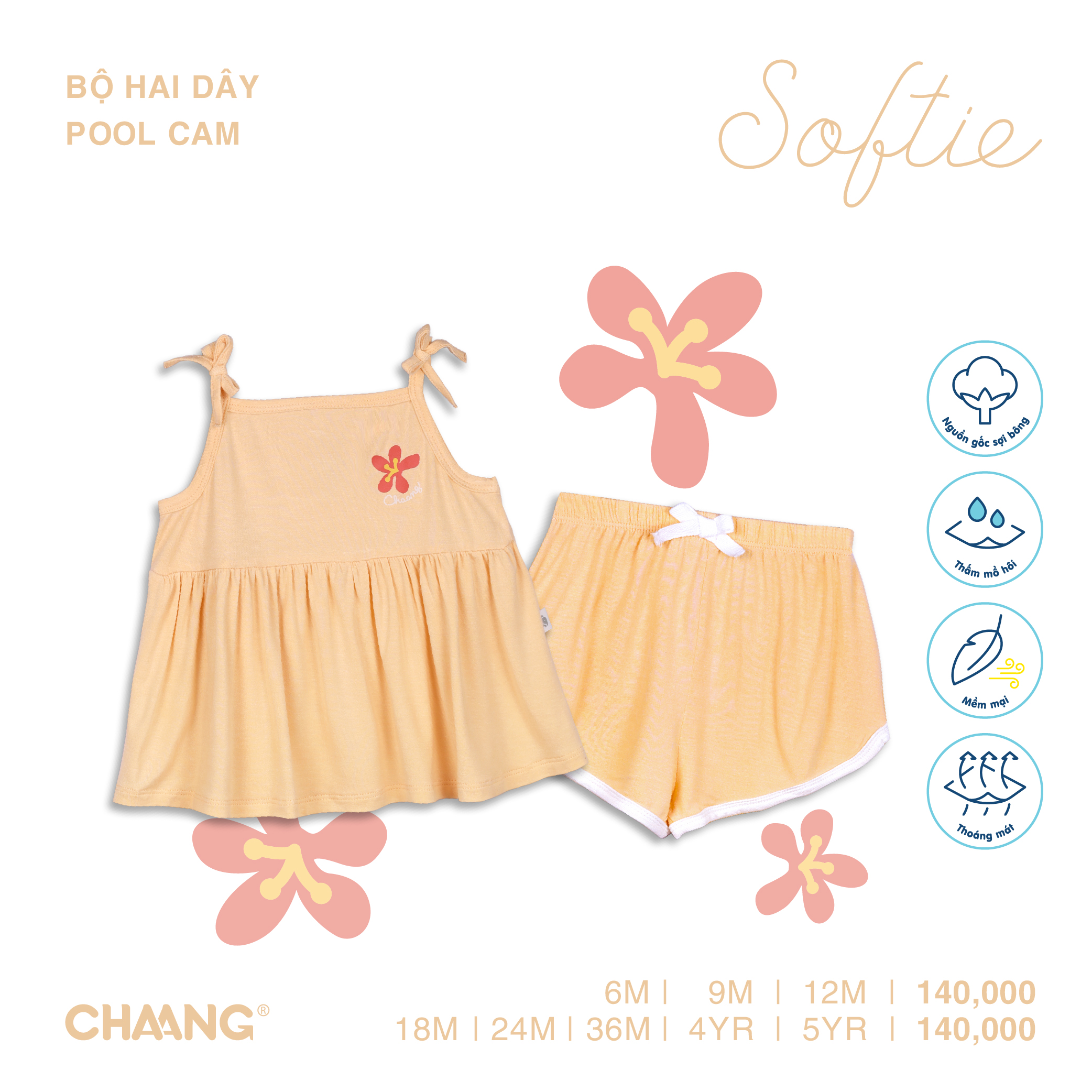 Bộ quần áo hai dây Pool Party Chaang