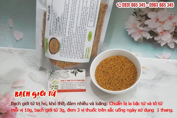 Bạch Giới Tử 1KG Khô - Dược Liệu Thanh Bình