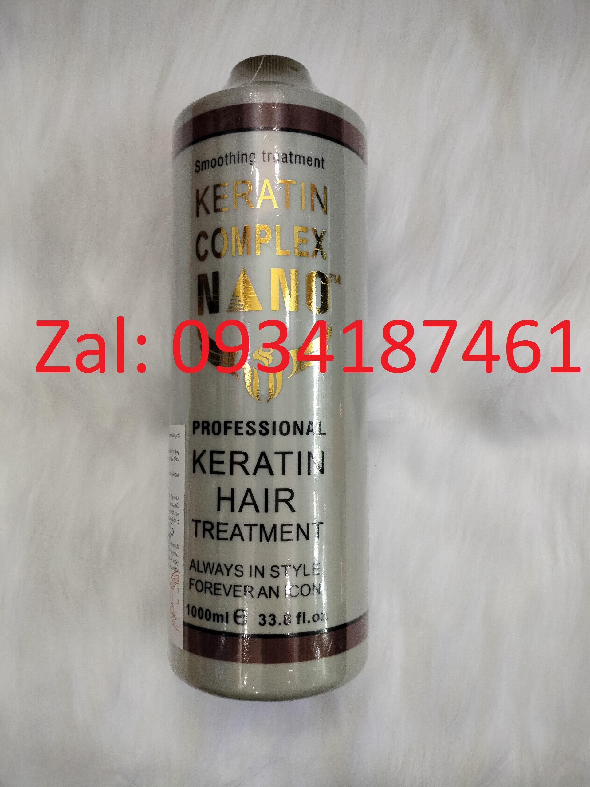 Keratin complex nano dùng để phục hồi tóc sau uốn - duỗi - nhuộm