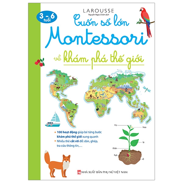 Fahasa - Cuốn Sổ Lớn Montessori Về Khám Phá Thế Giới (Bìa Mềm)