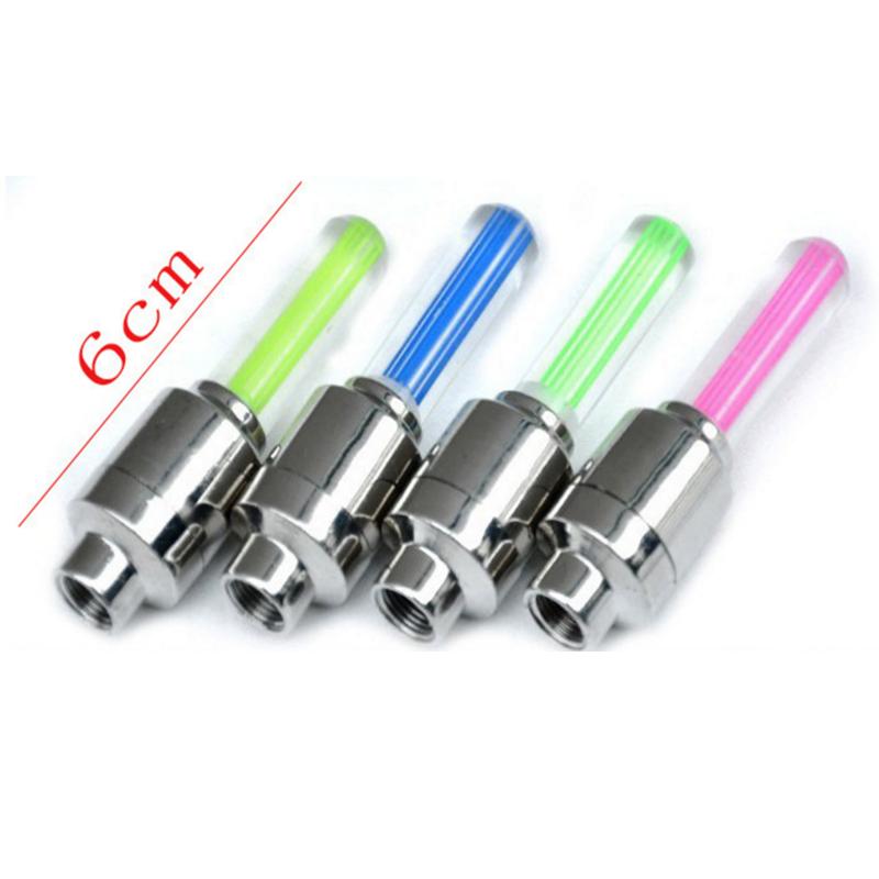 Bộ 2 đèn led gắn van bánh xe đạp (led đỏ)