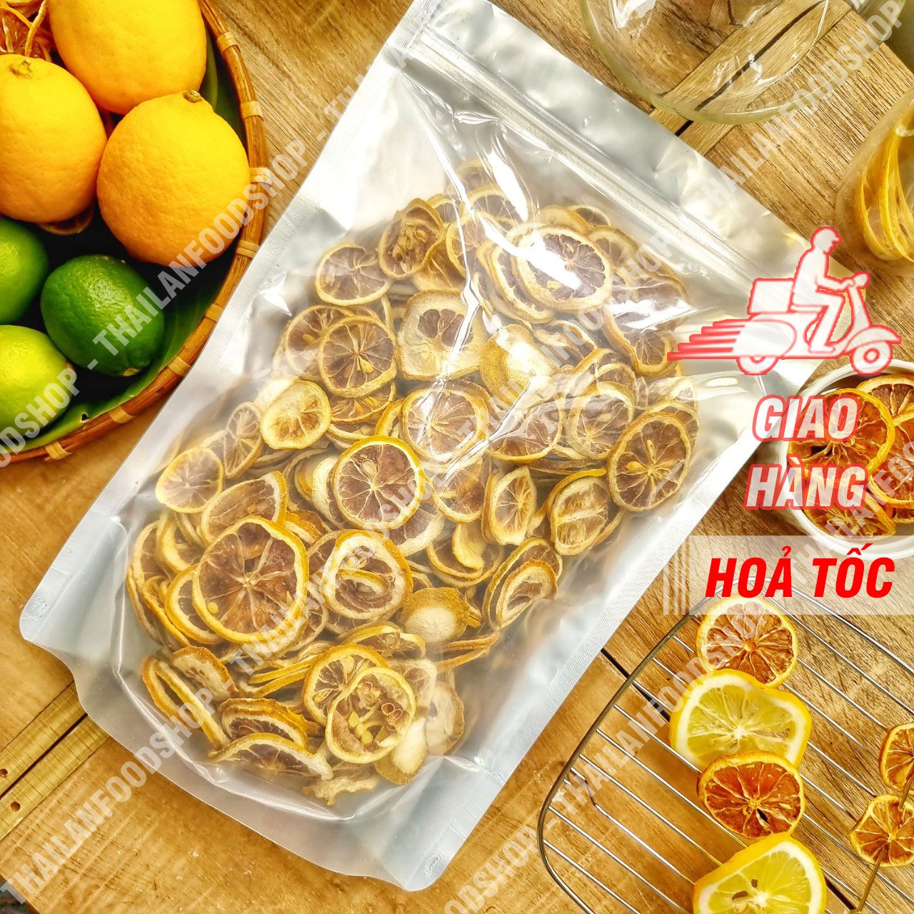 Chanh Lát Sấy Khô Túi -500gram