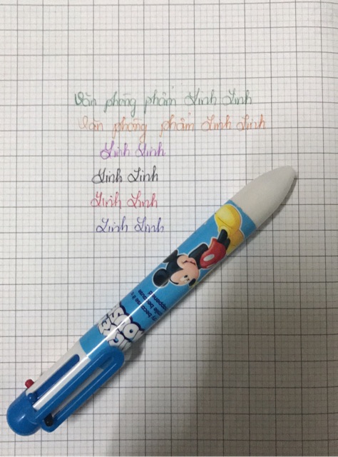 Bút Bi 8 Màu