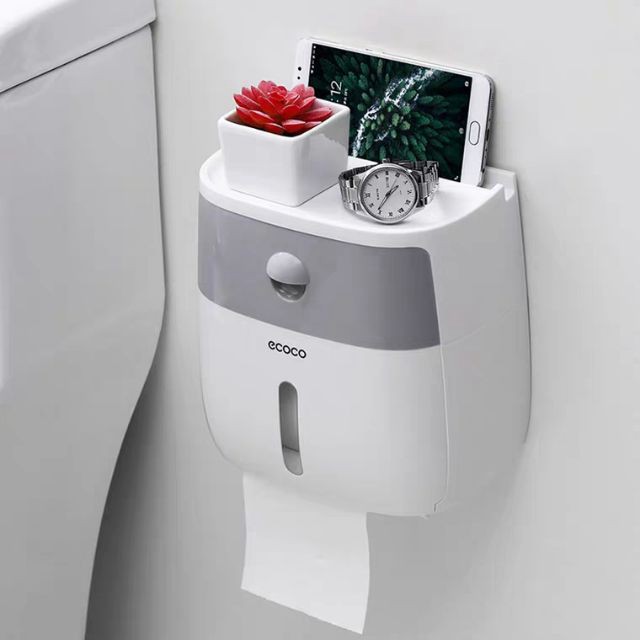 Hộp đựng giấy vệ sinh 2in1 ECOCO TA