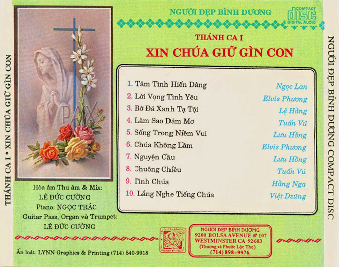 NĐBDCD :Various Artists-Thánh Ca 1-Xin Chúa Giữ Gìn Con (1990)