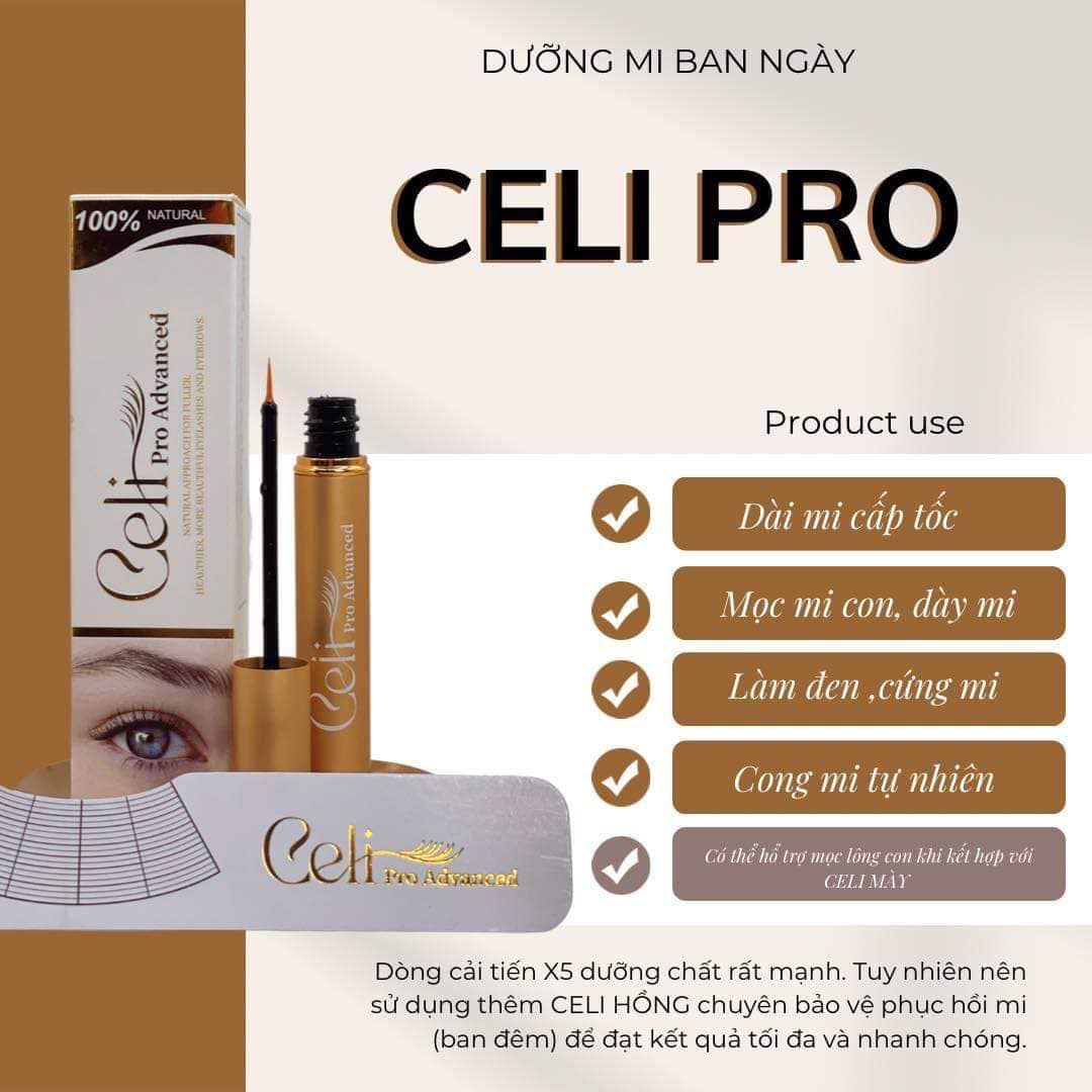[HOT] Dưỡng mi dưỡng mày Celi-dưỡng chất cực mạnh mi cong dài