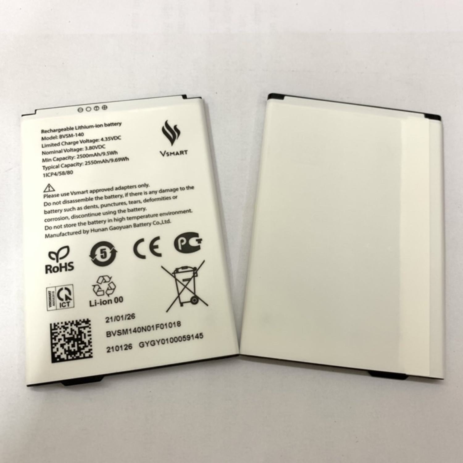 Pin Vsmart Bee lite zin new hãng .model V140