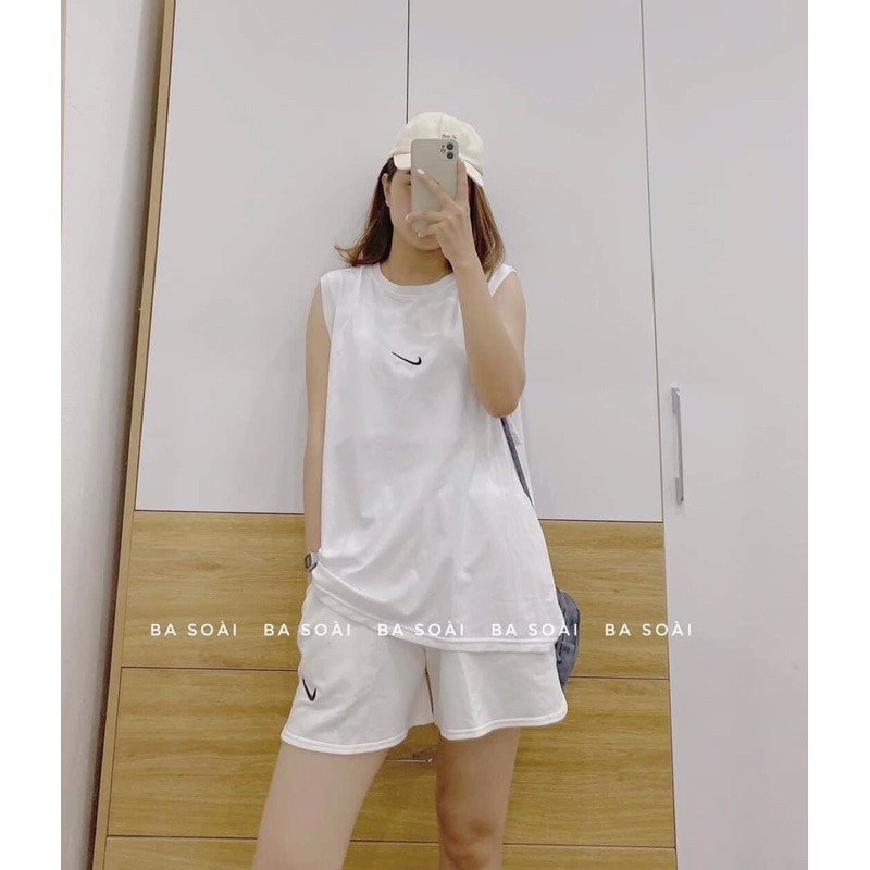 SET Bộ Thể Thao Nữ 3 Lỗ Logo Phẩy