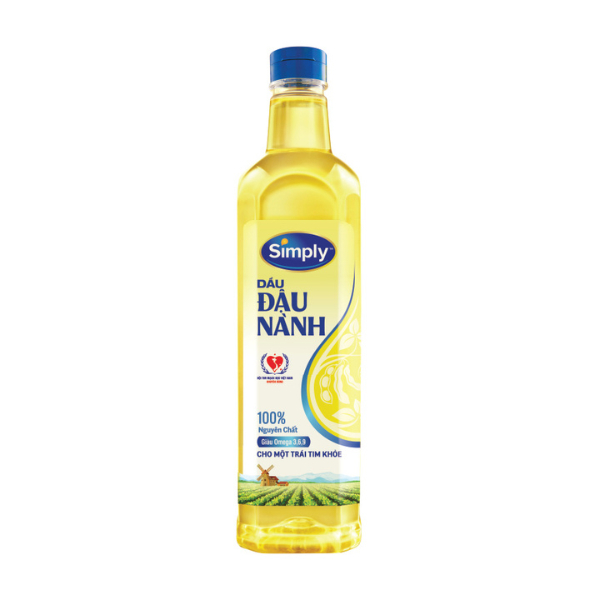 [HN] Dầu ăn Simply đậu nành 1L (date mới nhất)