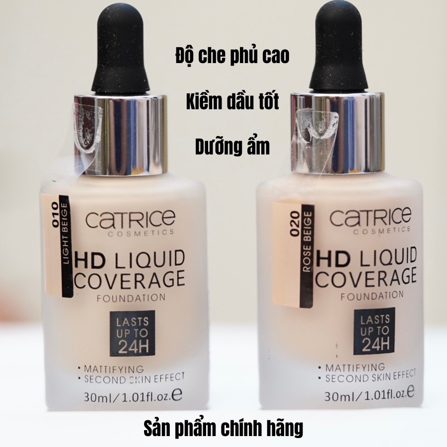 Kem nền Catrice HD Liquid Coverage Foundation