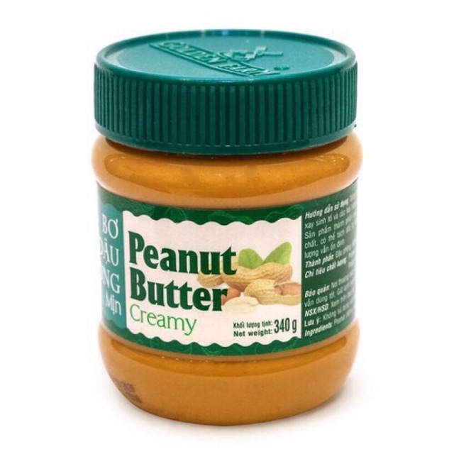 [HCM]Bơ Đậu Phộng Mịn 340 Gam