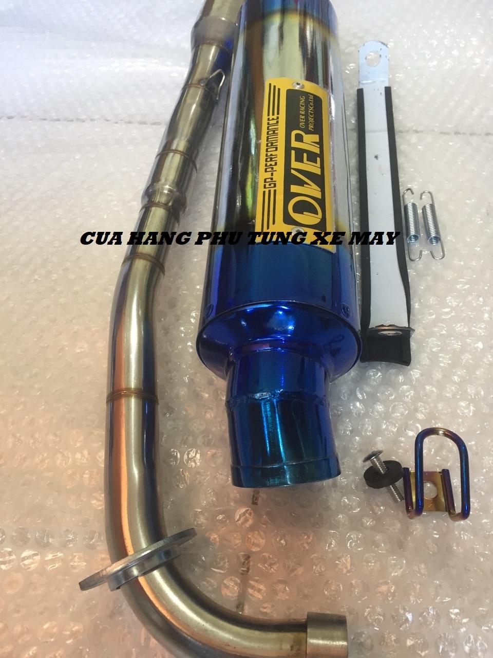 Pô Over Titan gắn xe Sirius, Wave, Dream, Cub ( cổ inox )