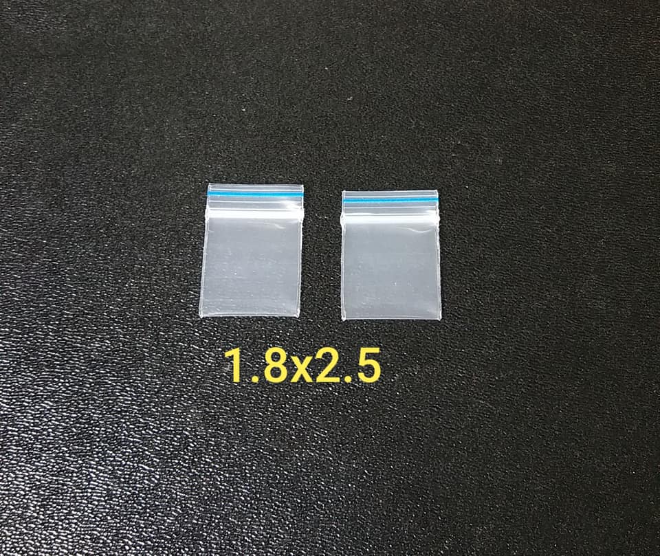 sét 100 cái túi zip mini nhỏ 1.8x2.5 cm dầy đẹp