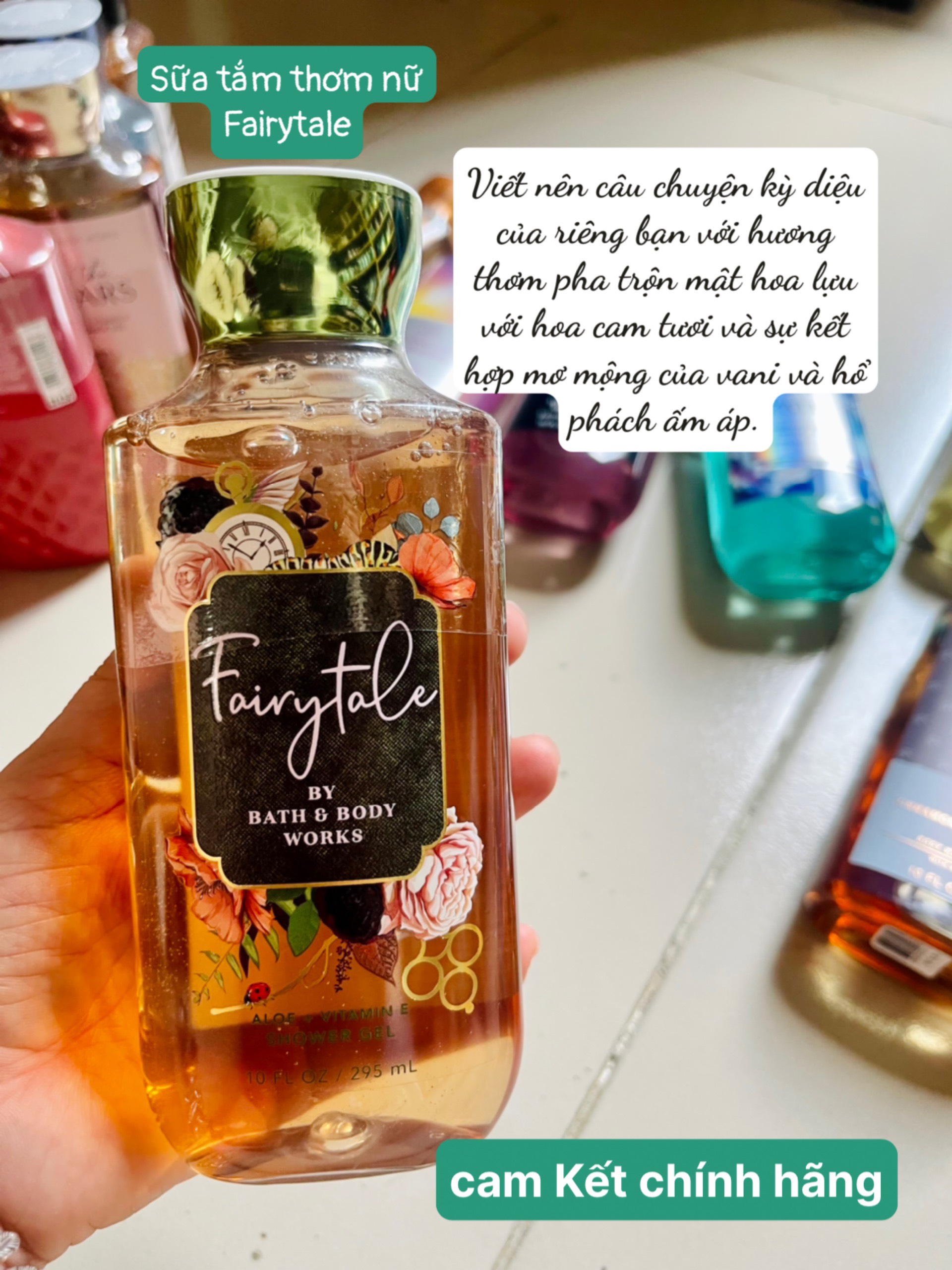 Fairytale sữa tắm thơm nữ 295ml bath body works