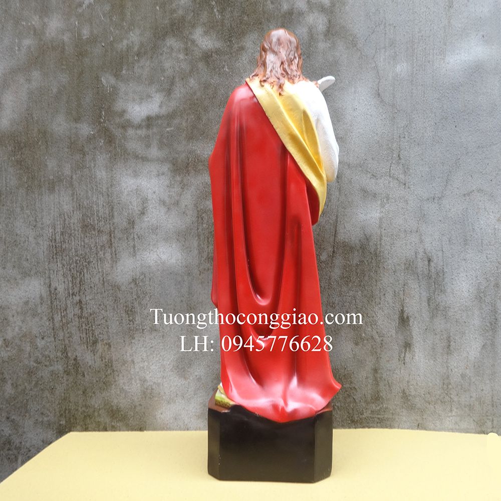 Tượng Thánh Gioan Tông Đồ 60cm (Thánh Gioan Thánh Sử)