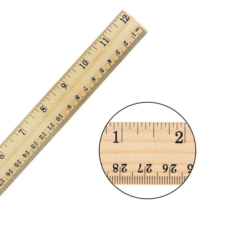 [HCM]Thước gỗ 30cm