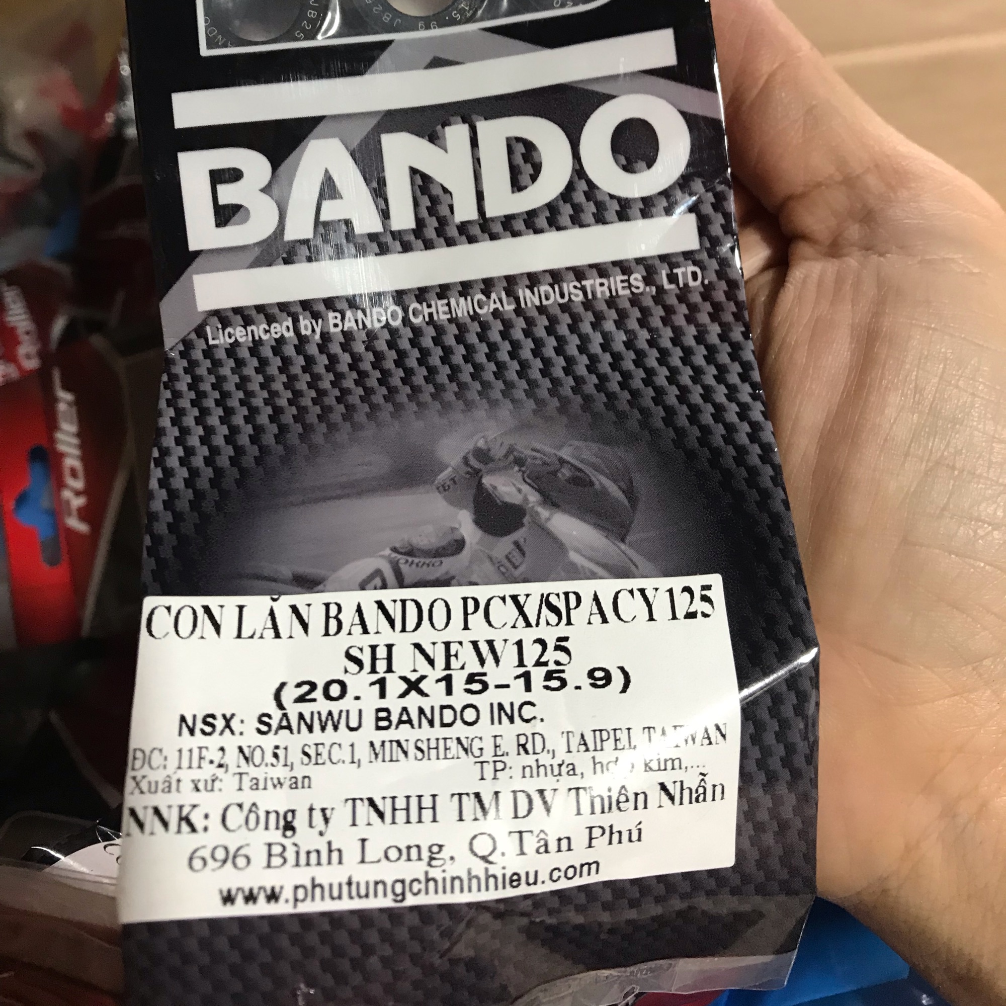 Bộ bi nồi 15,9gr xe Sh Việt/ Pcx/ Spacy 125/ Airblade 125/ Sh Mode và nhiều dòng xe khác