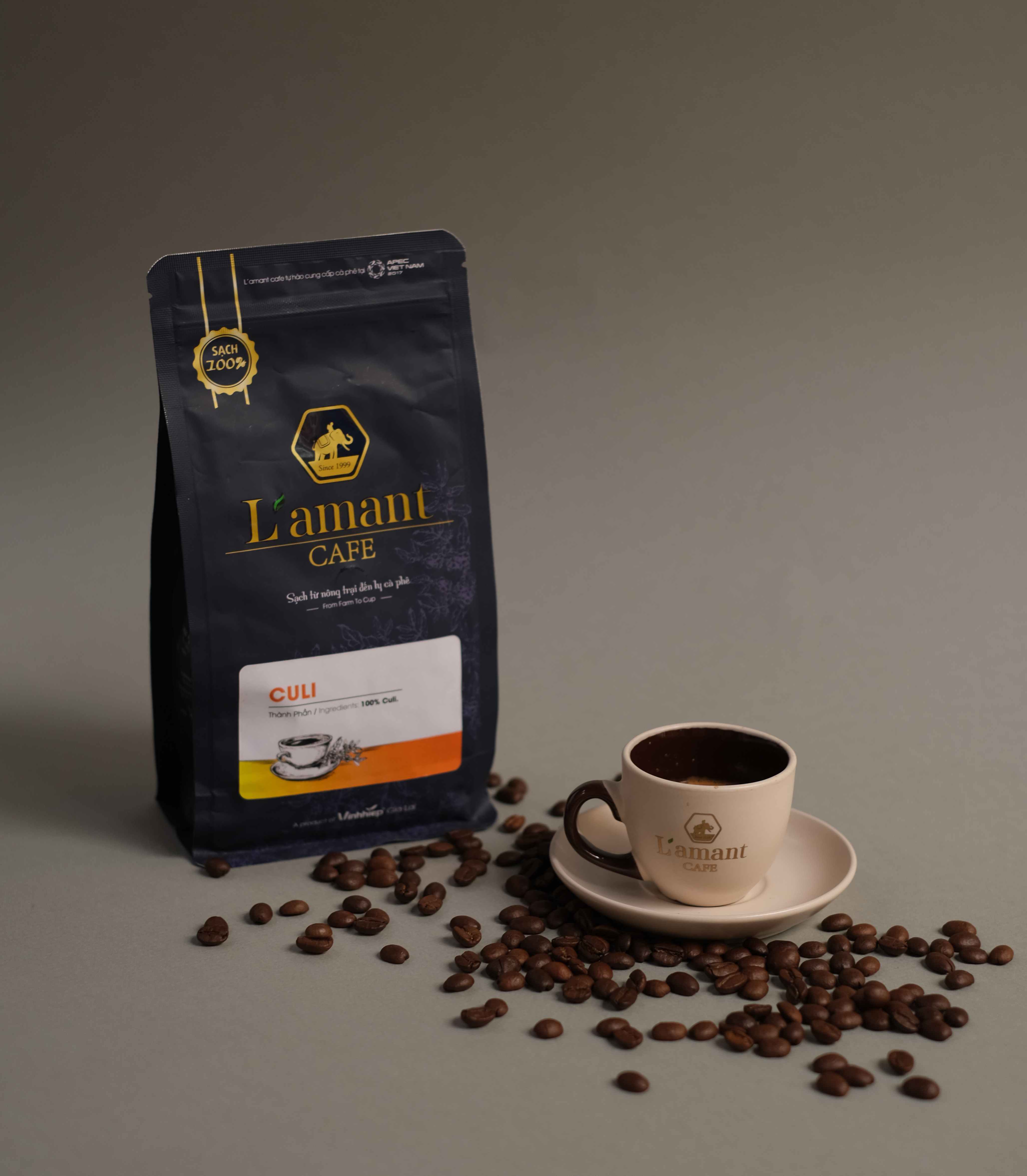 Cà phê hạt rang L’amant Culi Espresso - L’amant Culi Espresso Roasted Coffee