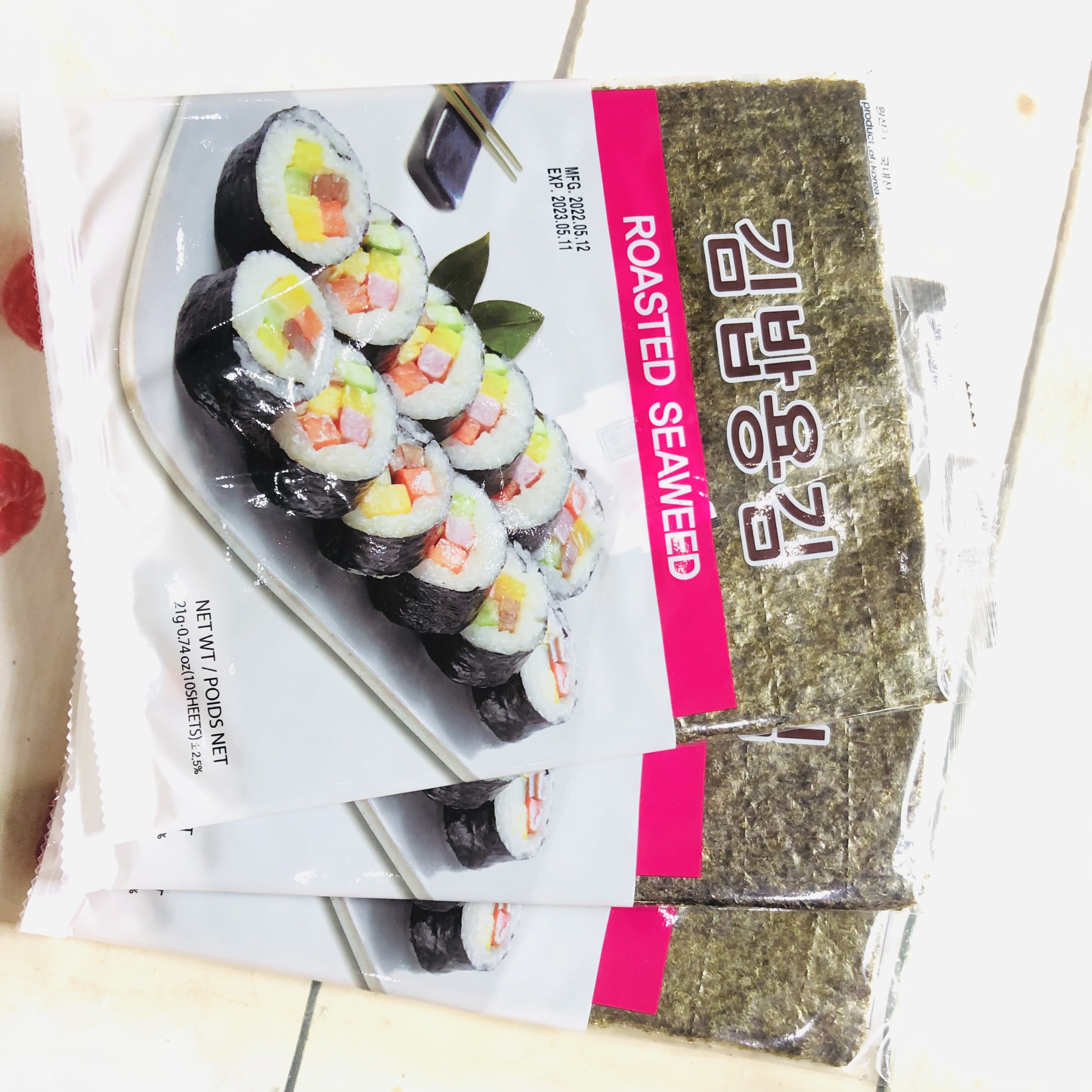 rong biển cuộn cơm ( 20g 10 lá)