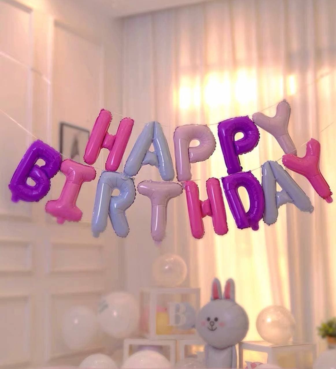Bóng chữ Happy Birthday