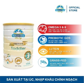 Sữa Úc chính hãng Nature One Dairy Premium số 3 (Toddler) cho trẻ từ 1- 3 tuổi (900g) thumbnail