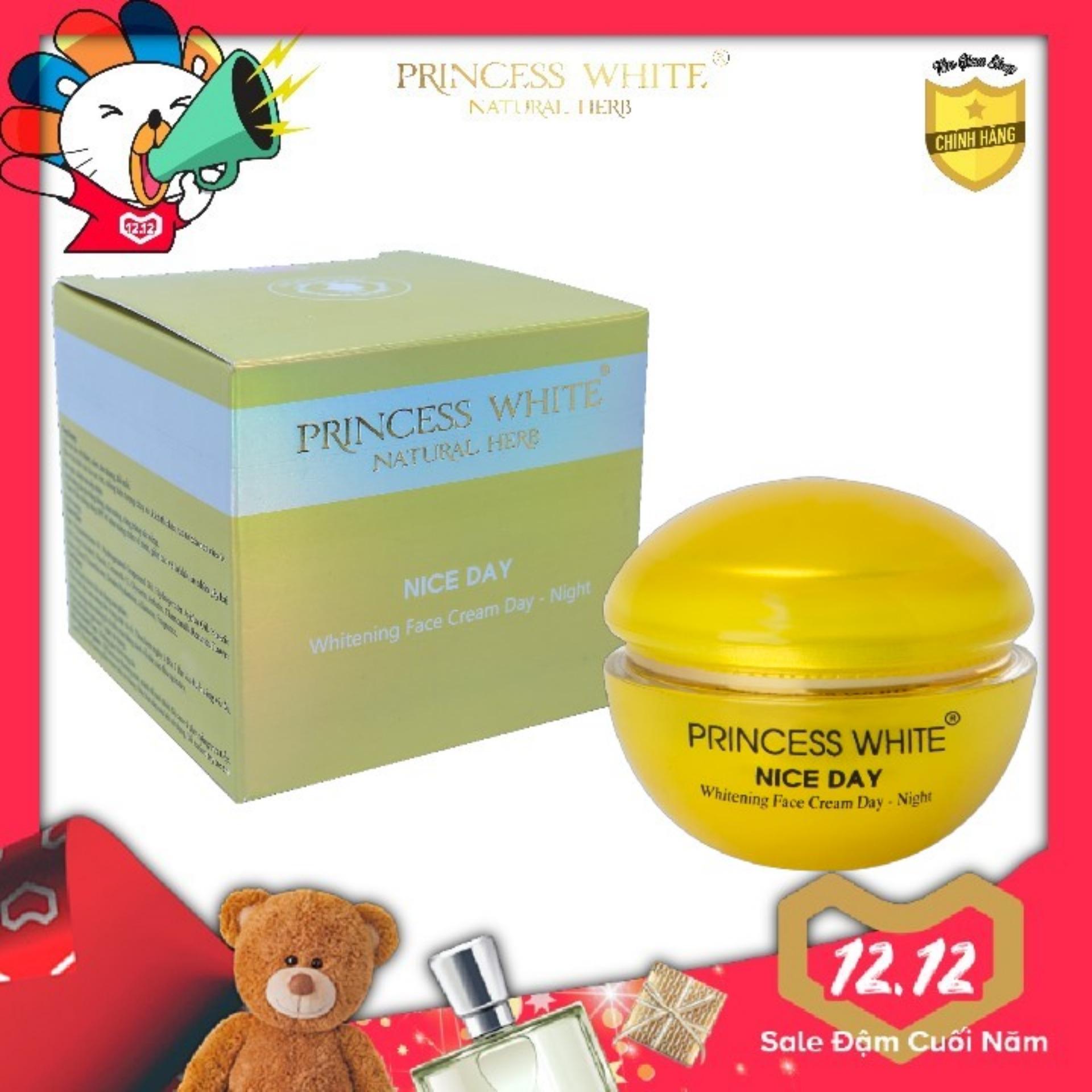 KEM DƯỠNG TRẮNG DA MẶT NICE DAY PRINCESS WHITE- BÍ QUYẾT CHO LÀN DA TRẮNG HỒNG RẠNG RỠ