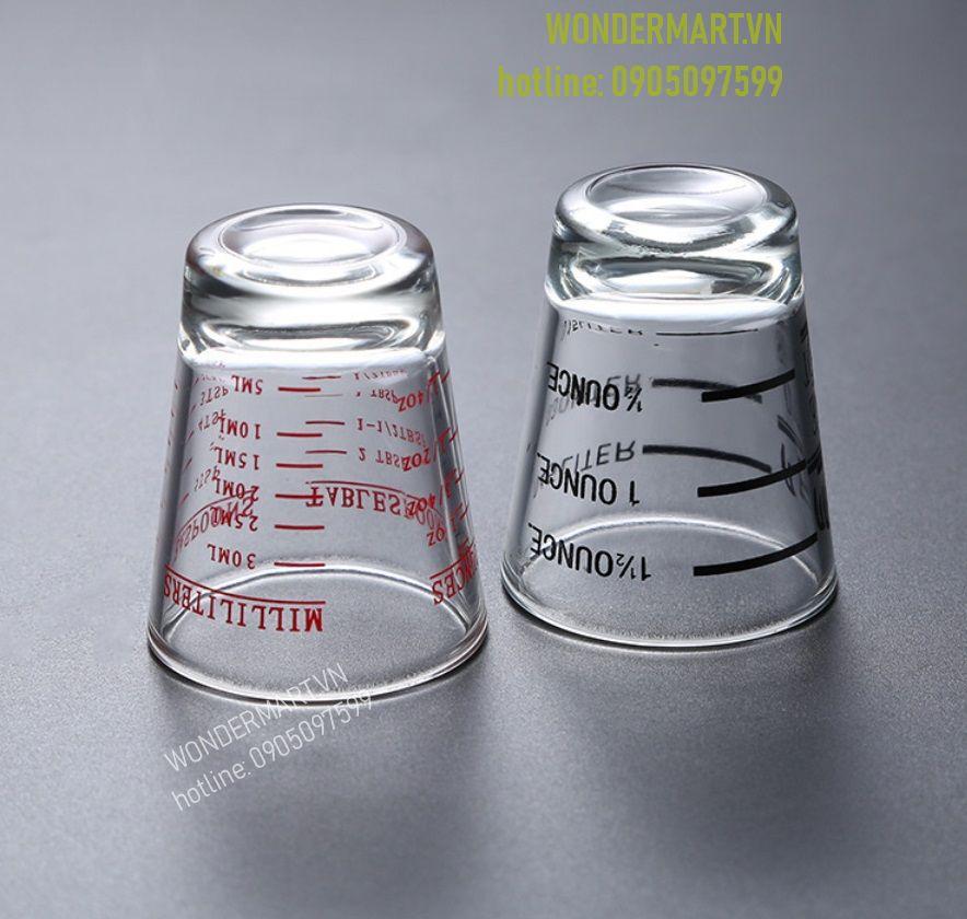 Ly đong chia vạch 45ml cho Bartender và Barista (2 cái)