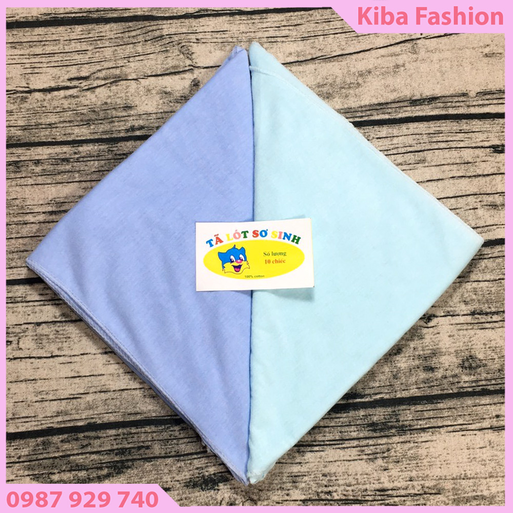 5 tã cho bé. Tã chéo màu cotton sơ sinh cho bé - đồ cho trẻ sơ sinh. tã chéo sơ sinh - KIBA.shop