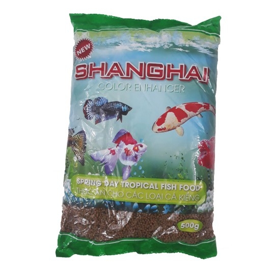 [Chọn size] Thức Ăn Cá ShangHai 500g - Cám Cá Cảnh