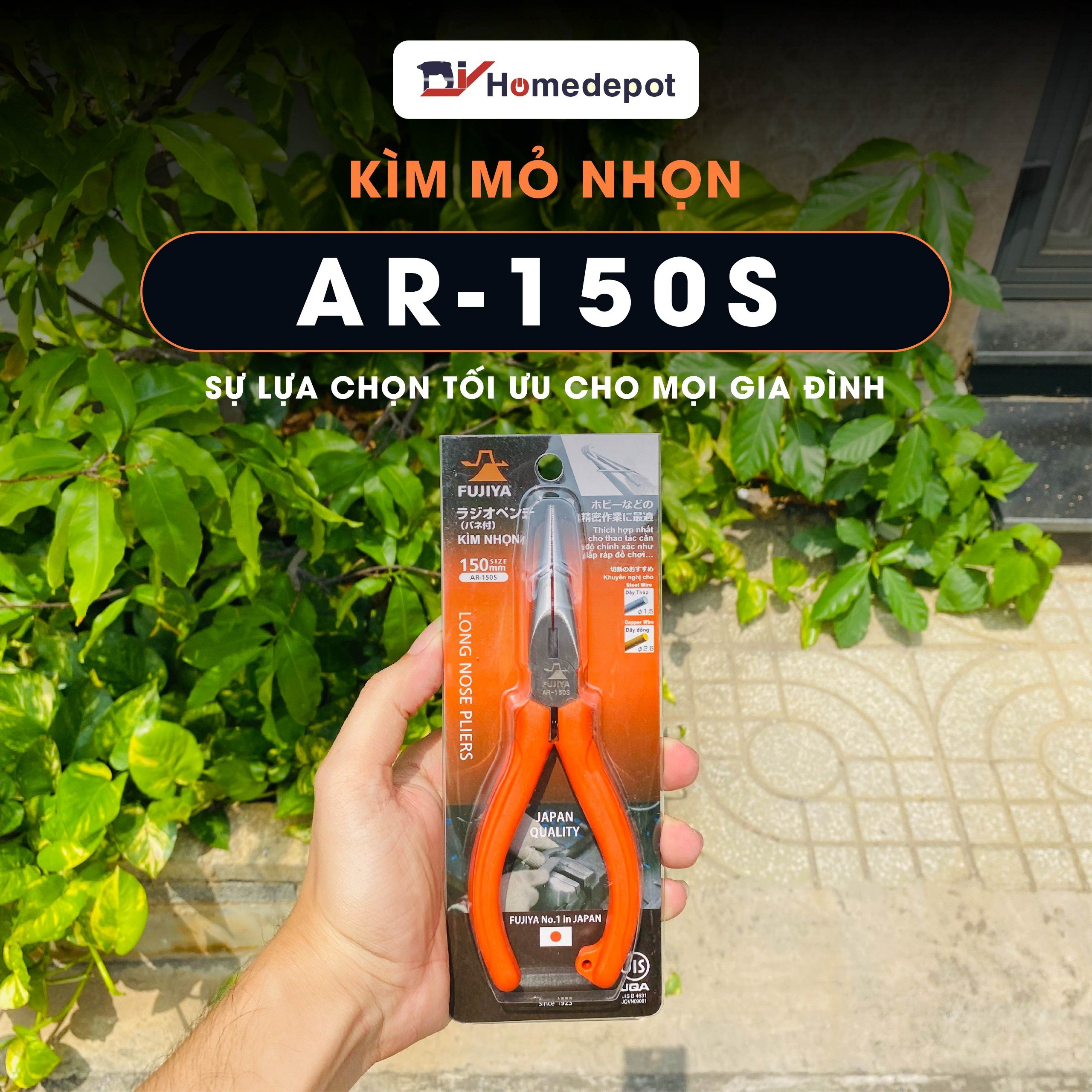 Kìm nhọn Fujiya AR-150S 6''(150mm)