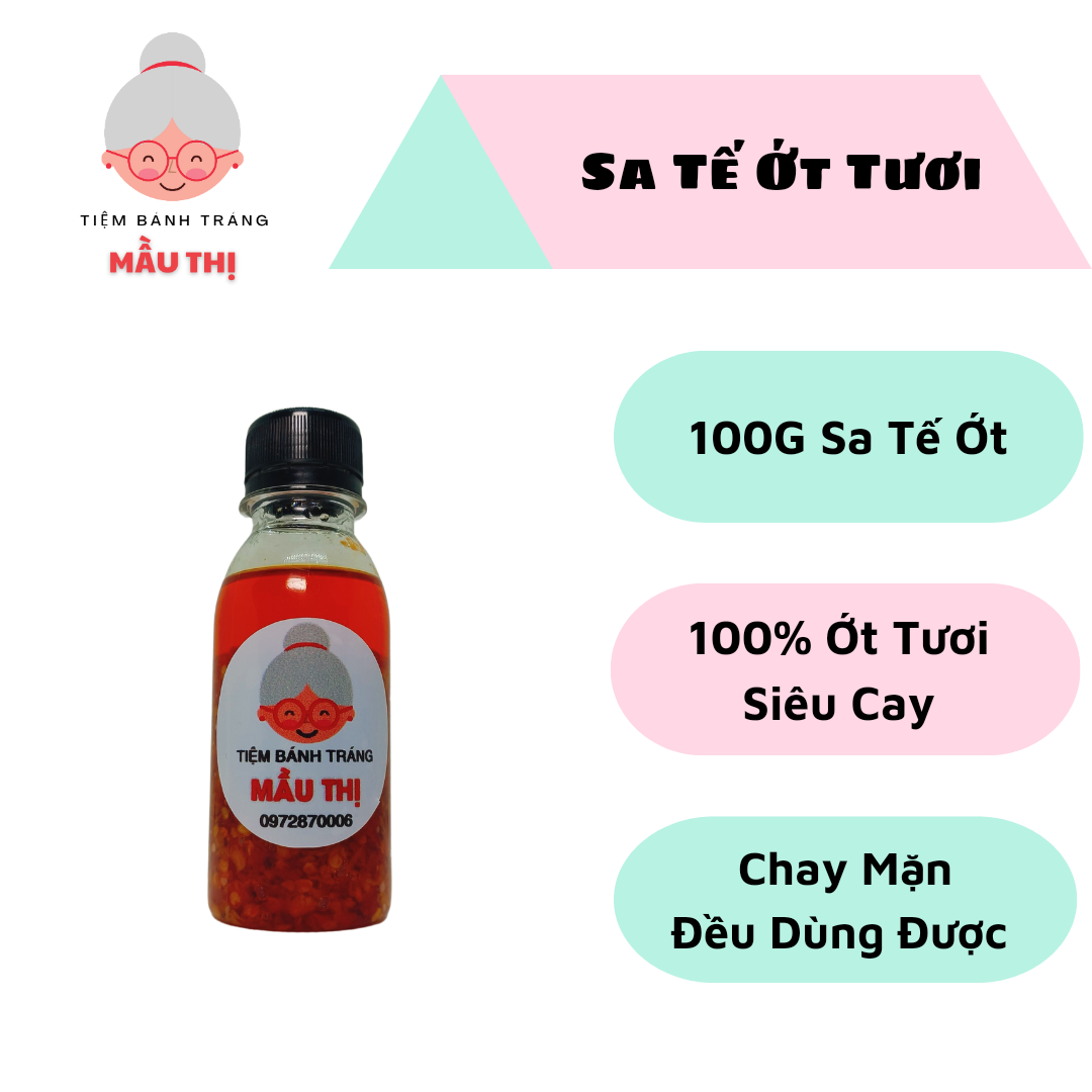 100g Sốt Sate Ớt Tươi